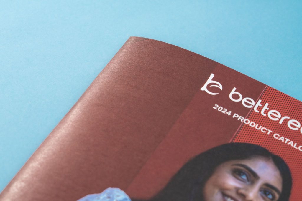 Premium printed catalog cover with high-resolution photography and text.